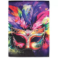 Dicksons Magnolia Garden Outdoor Flag Decoration For Garden, Yard, Or Walkway Large 30 x 44, Weather Resistant Polyester, Mardi Gras Mask