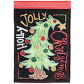 Dicksons Magnolia Garden Outdoor Flag Decoration For Garden, Yard, Or Walkway Standard 13 x 18, Weather Resistant Polyester, Holly Jolly Christmas