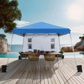 Auvent pare-soleil à pattes inclinées 12 x 12 avec blocage UV et kits de quincaillerie – Parfait pour les événements en extérieur