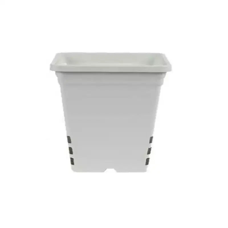 SUNPACK Durable Tall Plastic Nursery Pot, White, 9in (Pack of 1)
