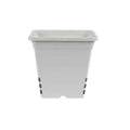 SUNPACK Durable Tall Plastic Nursery Pot, White, 9in (Pack of 1)