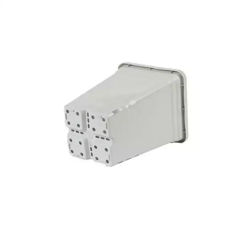 Pot de pépinière haut en plastique durable, blanc, 22,86 cm