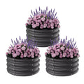 Galvanized Elevated Planter Beds, Open-Base Metal Elevated Planters, Outdoor Garden Beds, Vegetable and Flower Planters, Planters for Growing Plants