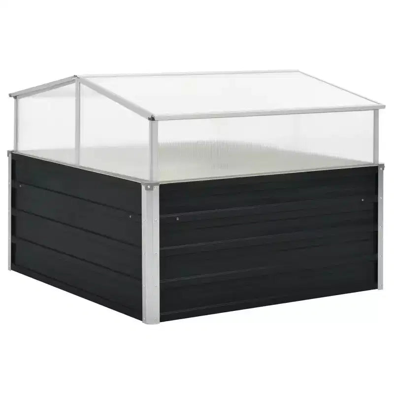 vidaXL Garden Planter Weathered steel Weathering steel 39.4x39.4x30.3 in
