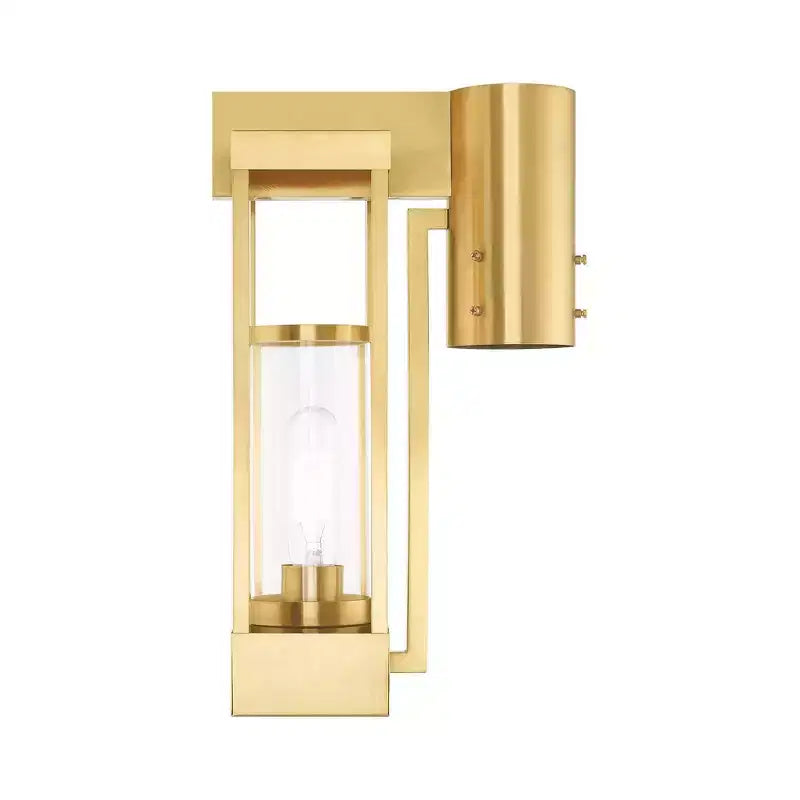 Applique Murale Lumière en Laiton Satiné