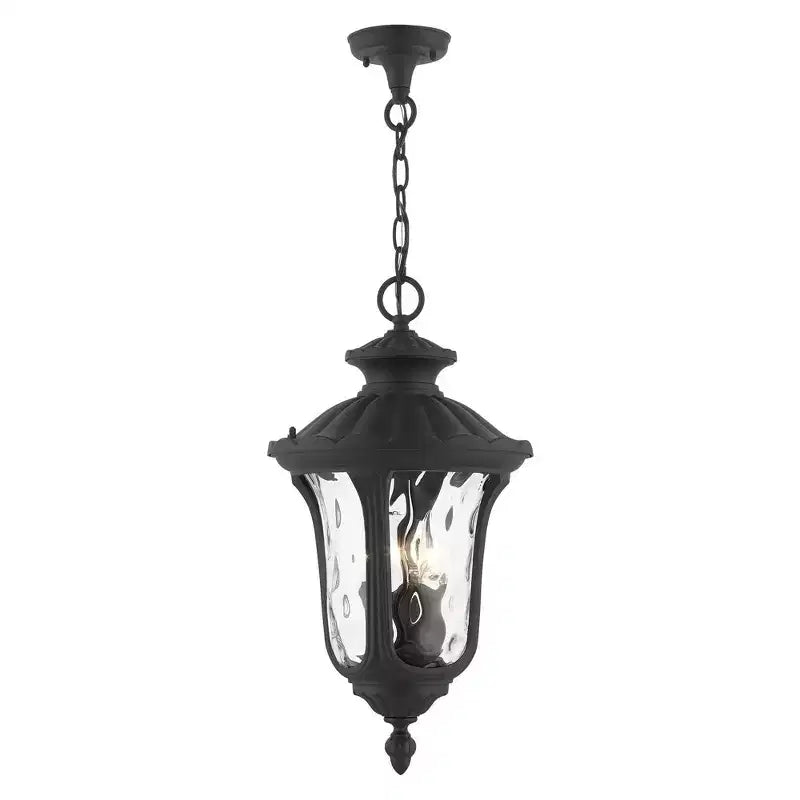 Livex Lighting Oxford 3 - Light Pendant in Textured Black