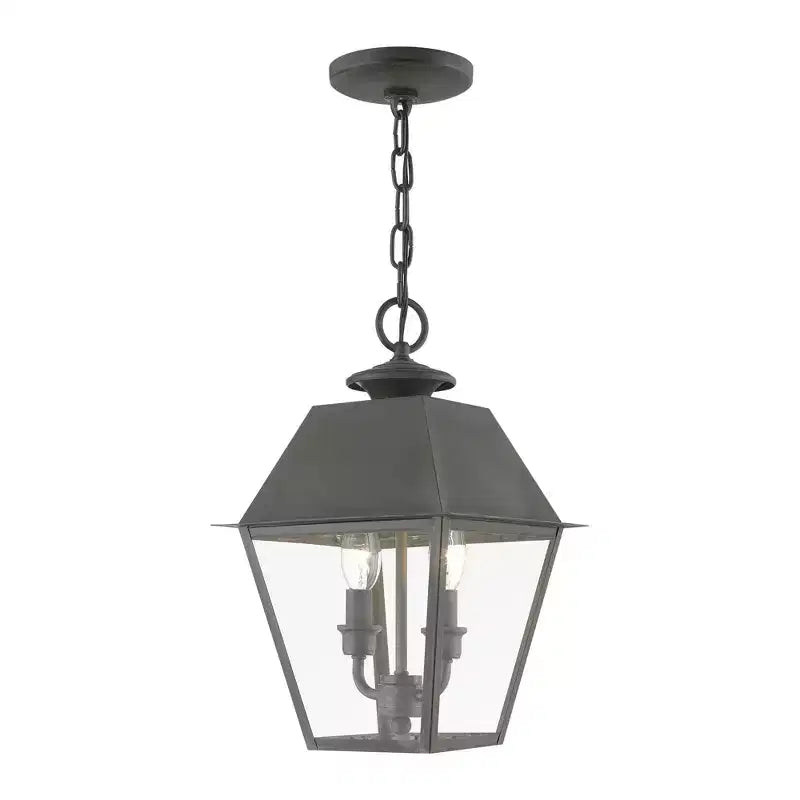 Livex Lighting Wentworth 2 - Light Pendant in Charcoal