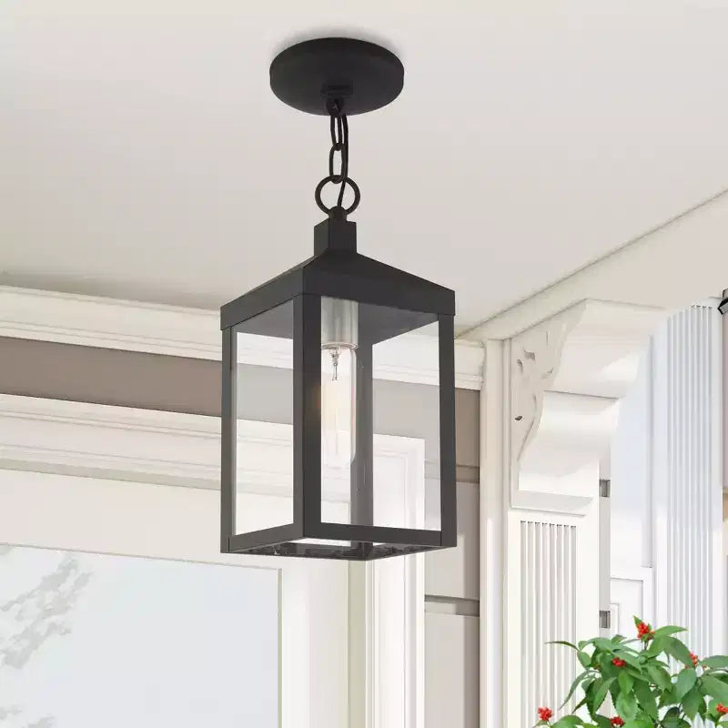 Suspension gris scandinave