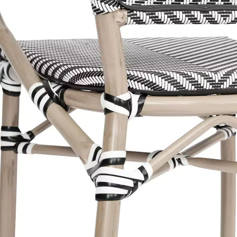 Chaises de pub empilables commerciales d'intérieur/d'extérieur avec accoudoirs
