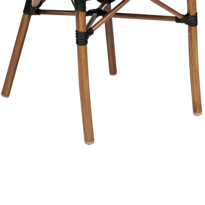 Chaises de pub empilables commerciales d'intérieur/d'extérieur avec accoudoirs