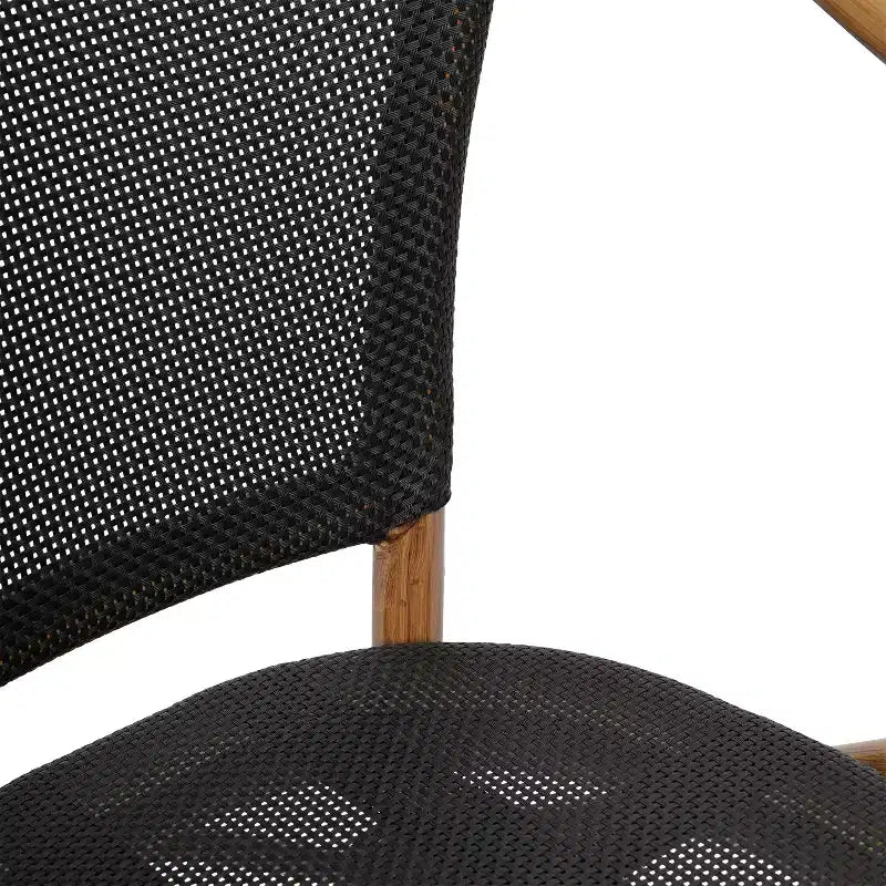 Chaises de pub empilables commerciales d'intérieur/d'extérieur avec accoudoirs