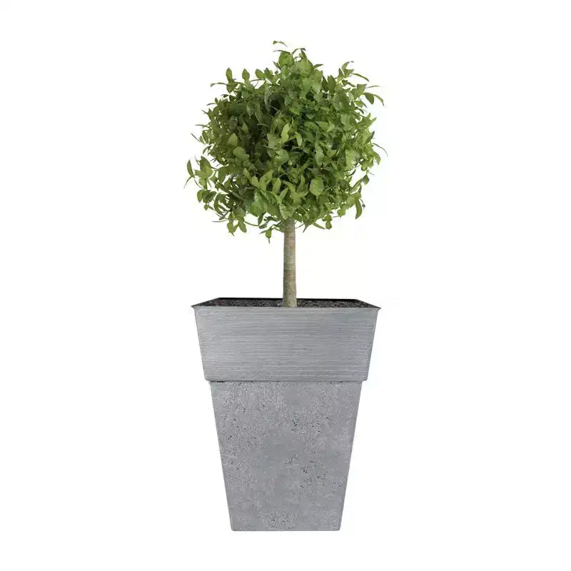 Jardinière carrée en résine de 40 cm