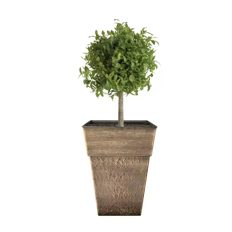 Jardinière carrée en résine de 40 cm