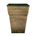 The HC Companies Avino 16 Inch Square Resin Flower Planter Pot